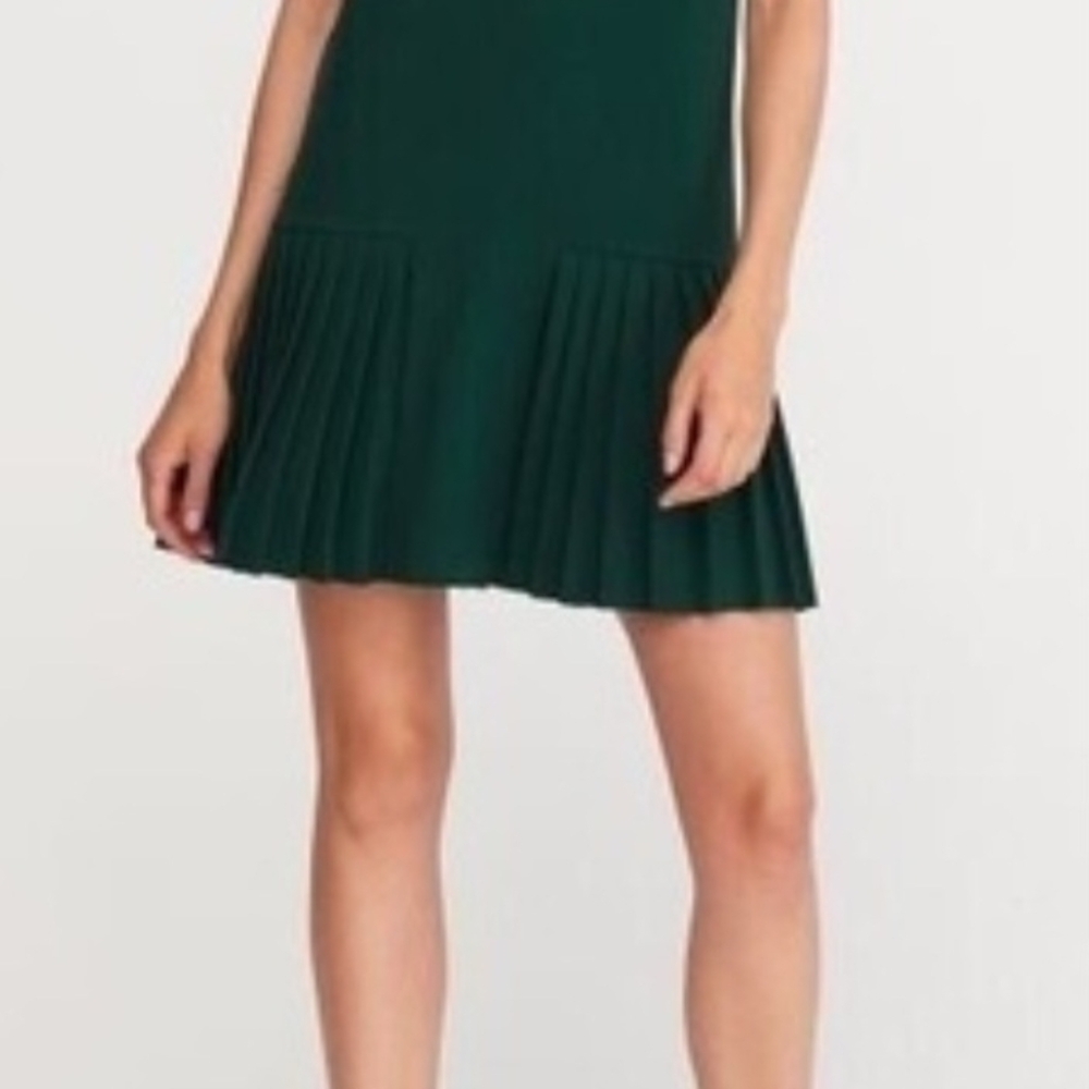 Zara Dark Green Mini Dress - Picture 4 of 4
